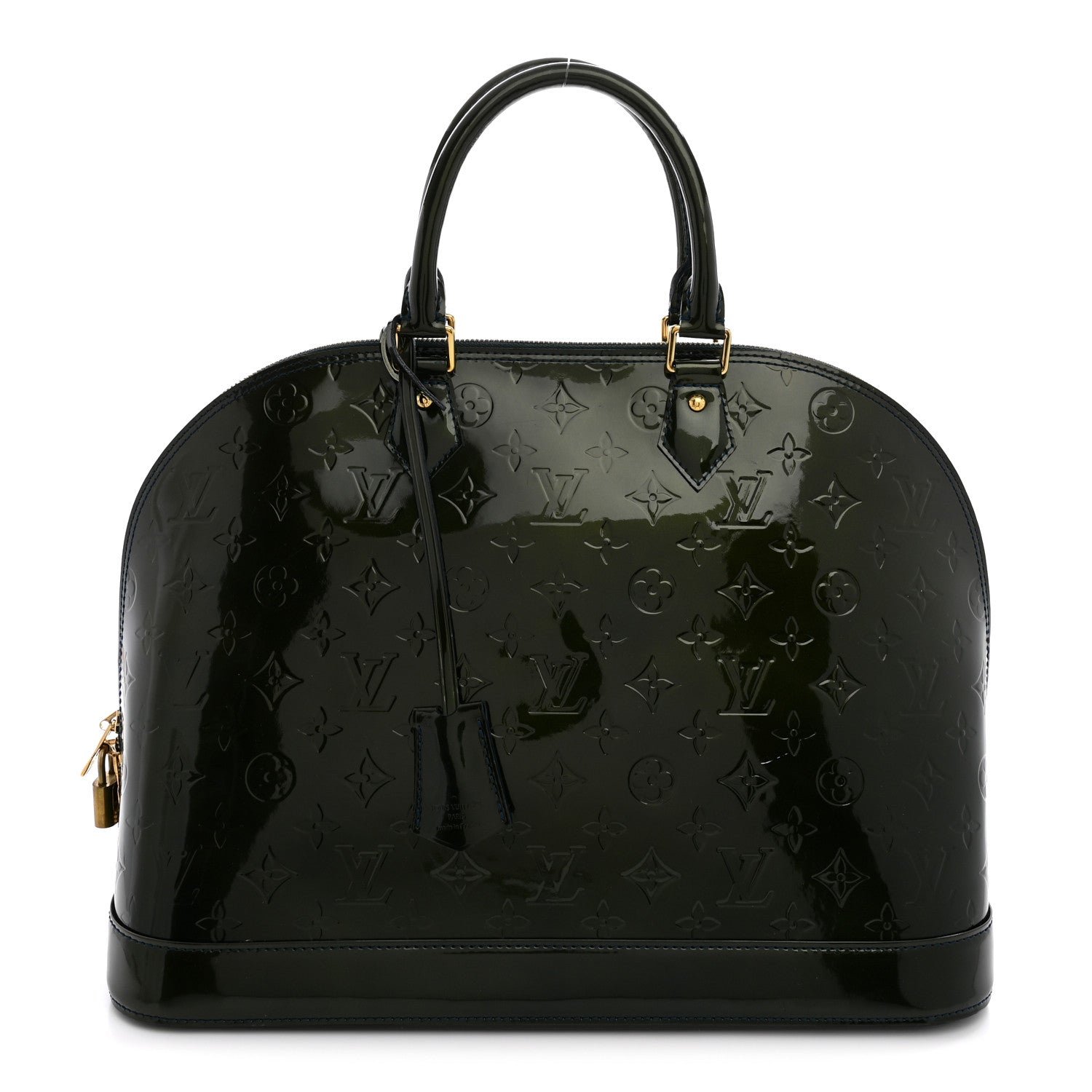 Louis Vuitton Vernis Alma GM Noir Magnetique