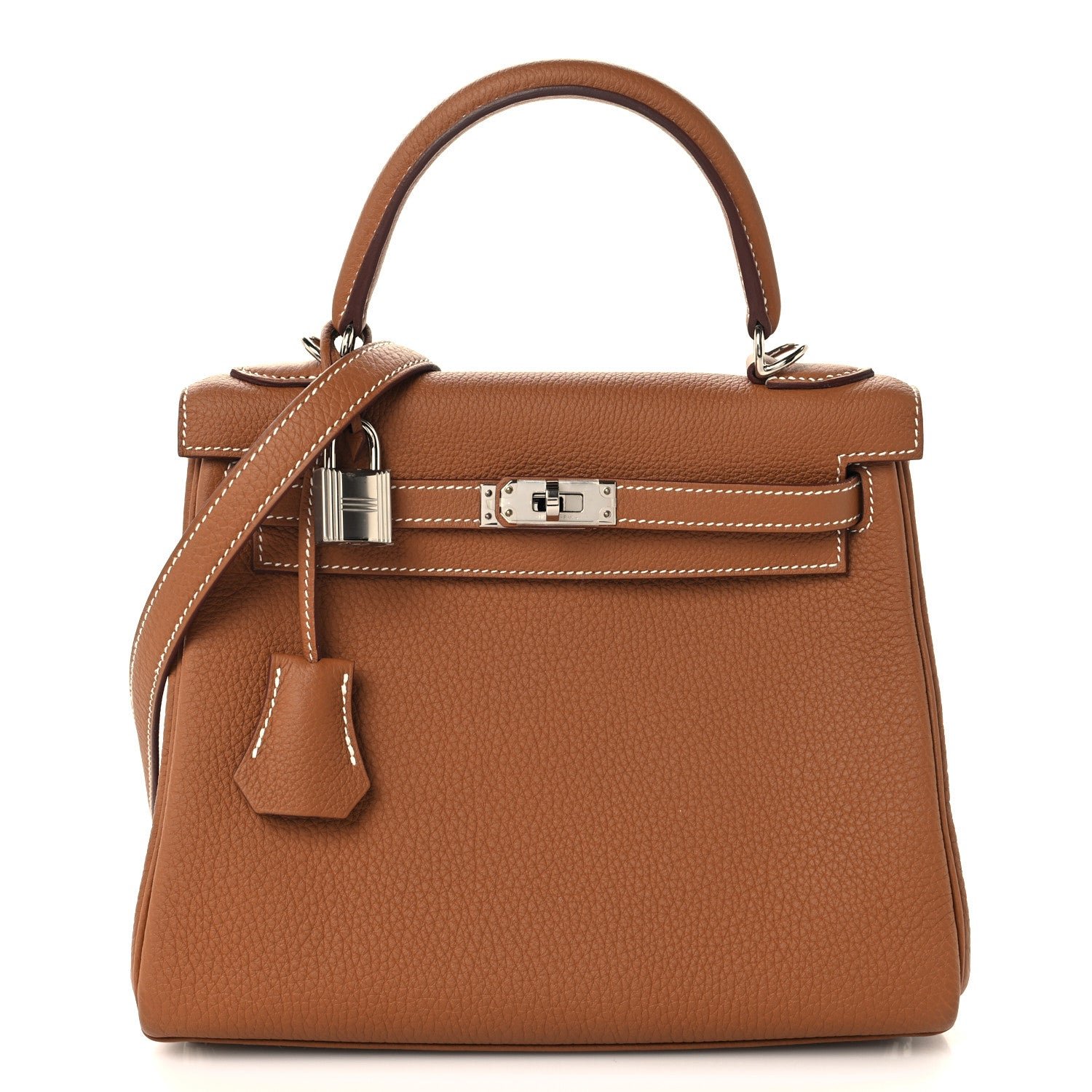 Hermes Togo Kelly Retourne 25 Gold