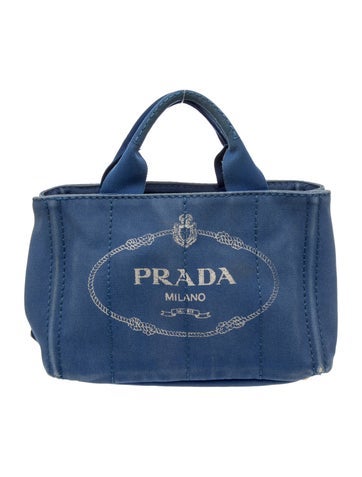 Enameled Metal Triangle Canapa Logo Tote Small