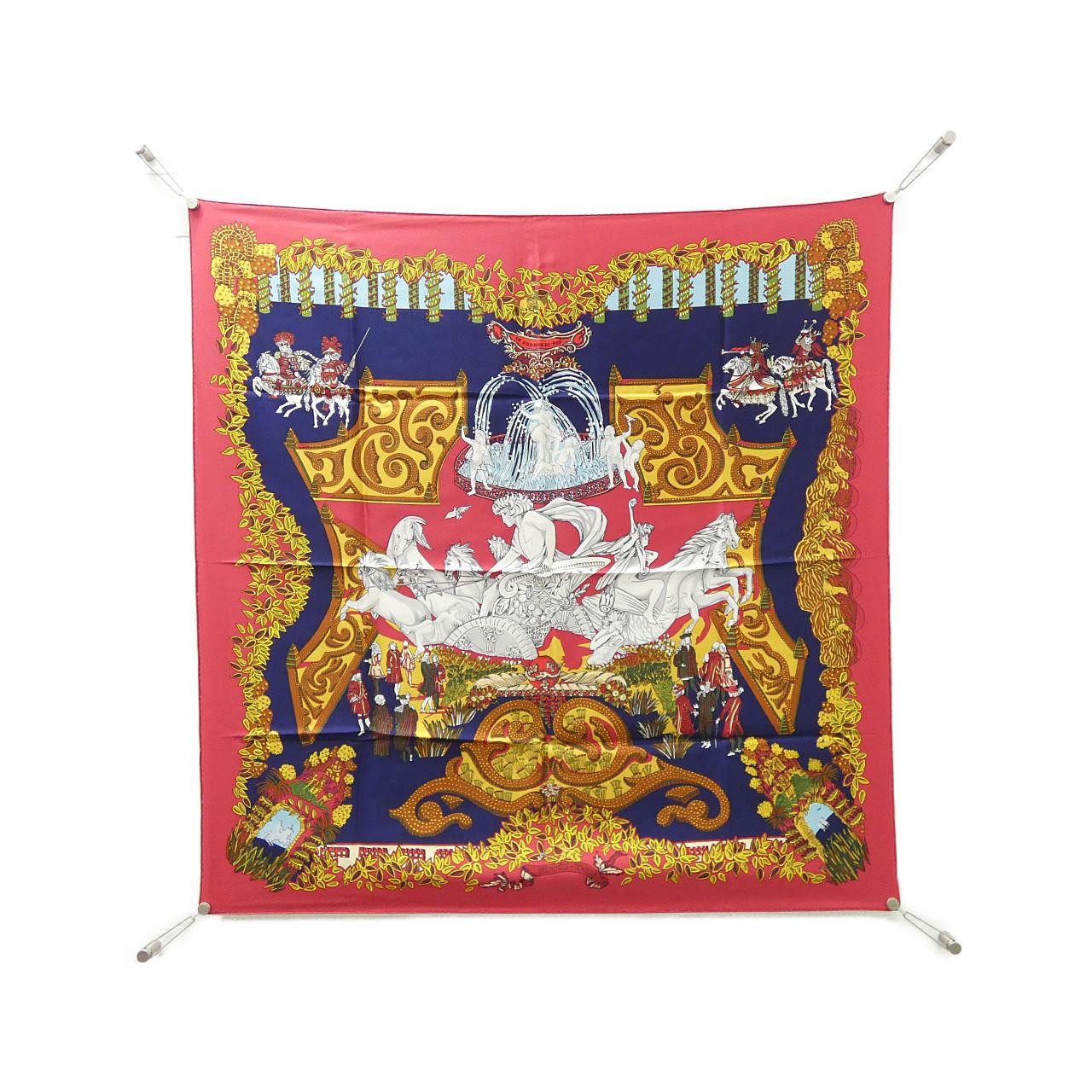 Hermès LE PARADIS DU ROY Carre Scarf