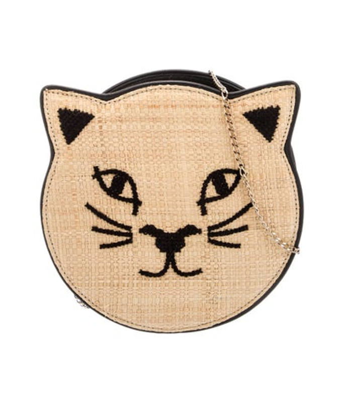 Charlotte Olympia Olympia Straw Crossbody Bag