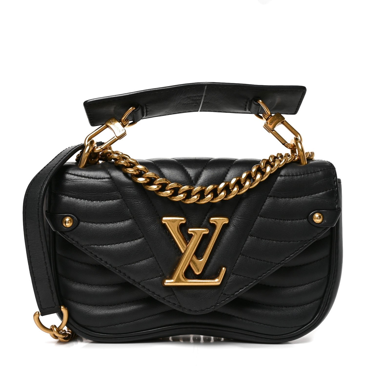 Louis Vuitton Calfskin New Wave Chain PM Black