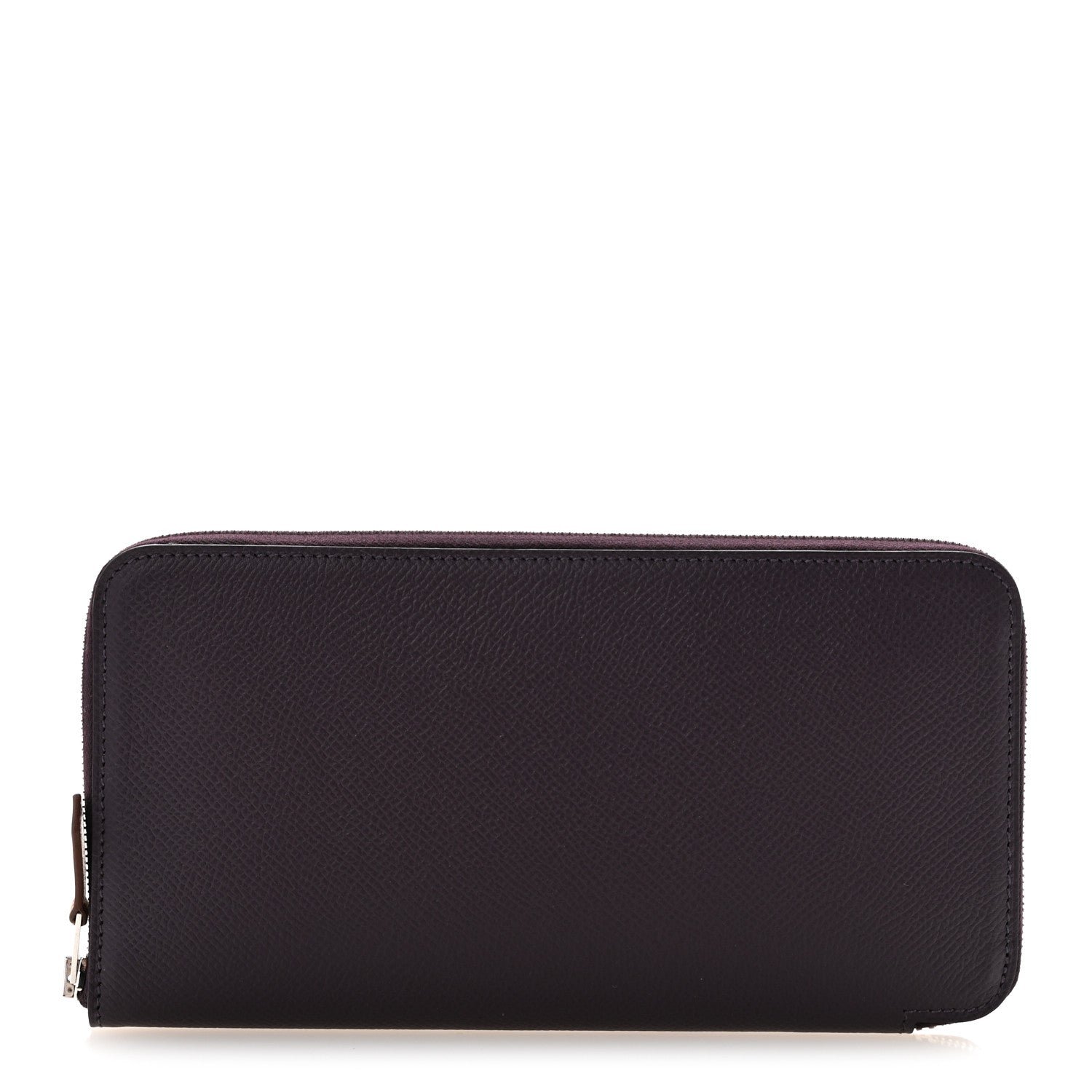 Hermes Epsom Silk'In Wallet Raisin