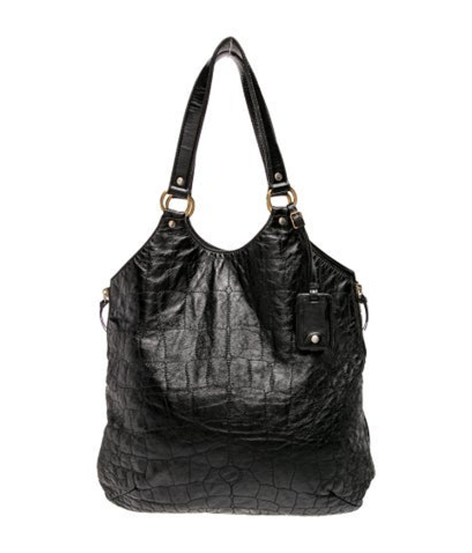 Saint Laurent Saint Laurent Embossed Leather Tote