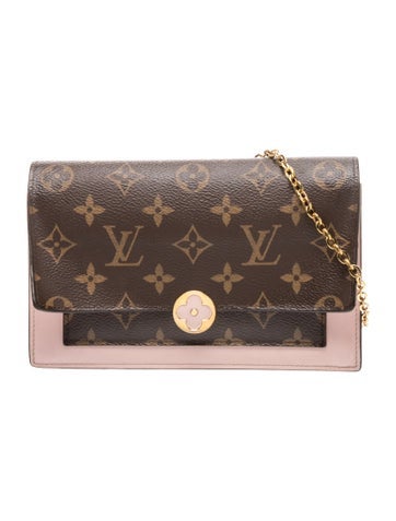LV Monogram Flore Chain Wallet