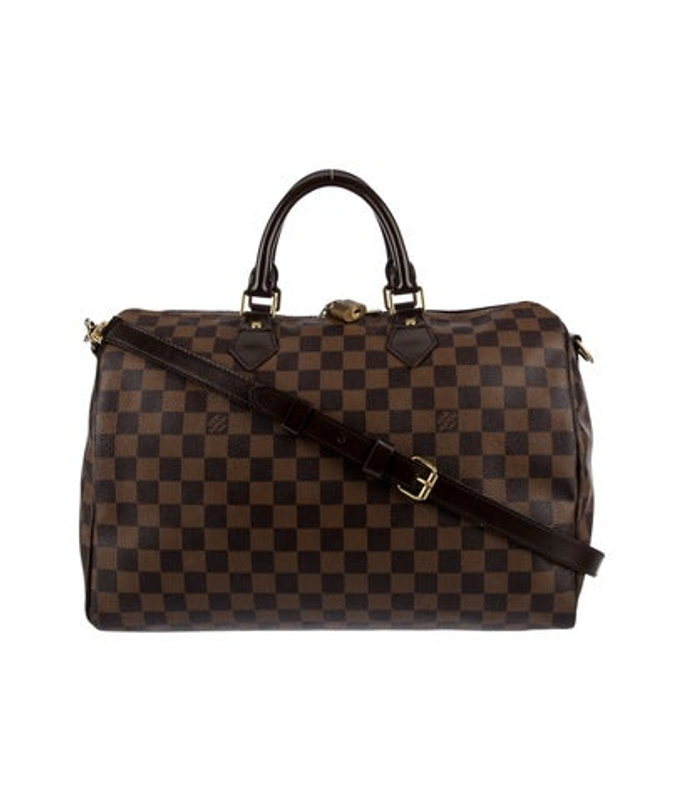 Louis Vuitton Vuitton Damier Ebene Speedy Bandouliere 35