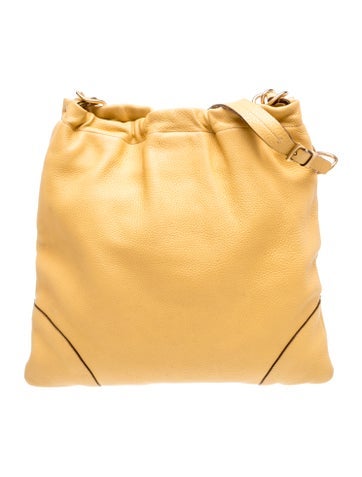 Vitello Daino Leather Shoulder Bag
