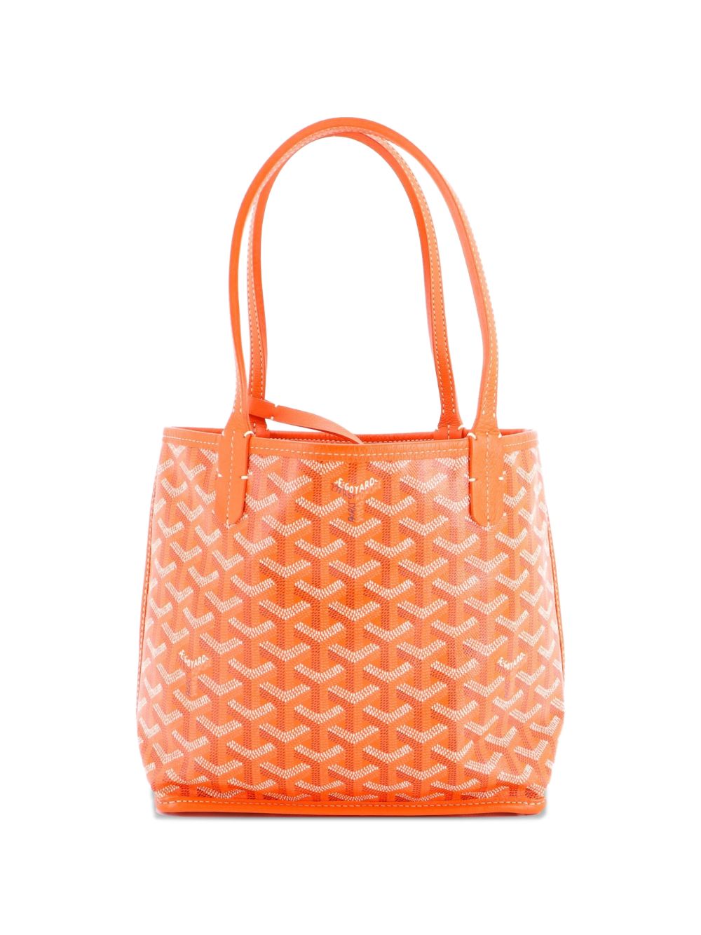 Anjou Reversible Tote Coated Canvas Mini satchel