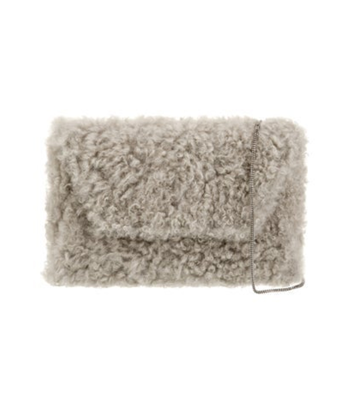Brunello Cucinelli Cucinelli Fur Shoulder Bag