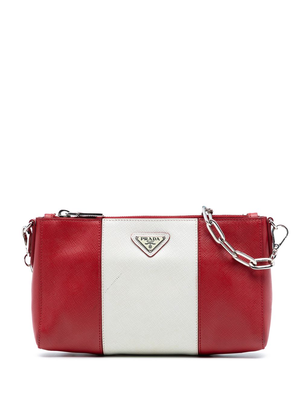 2000-2013 Bicolor Saffiano Lux crossbody bag