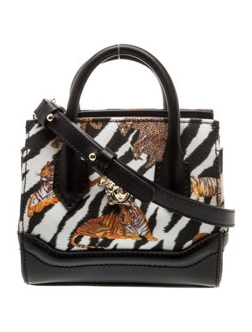 Versace Leather Top Handle Bag