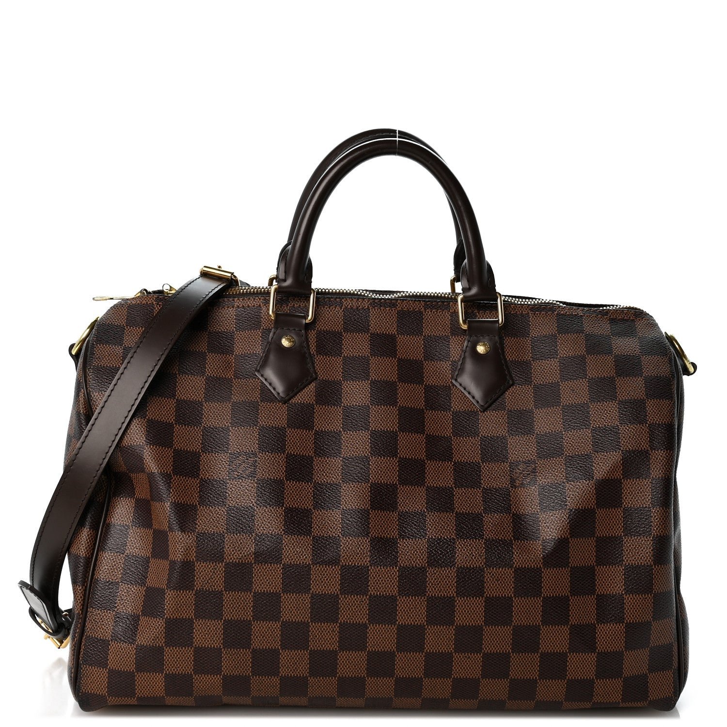 Louis Vuitton Damier Ebene Speedy Bandouliere 35