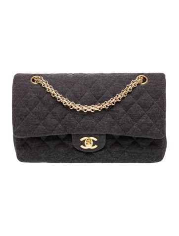 Classic Jersey Bijoux Medium Double Flap Bag