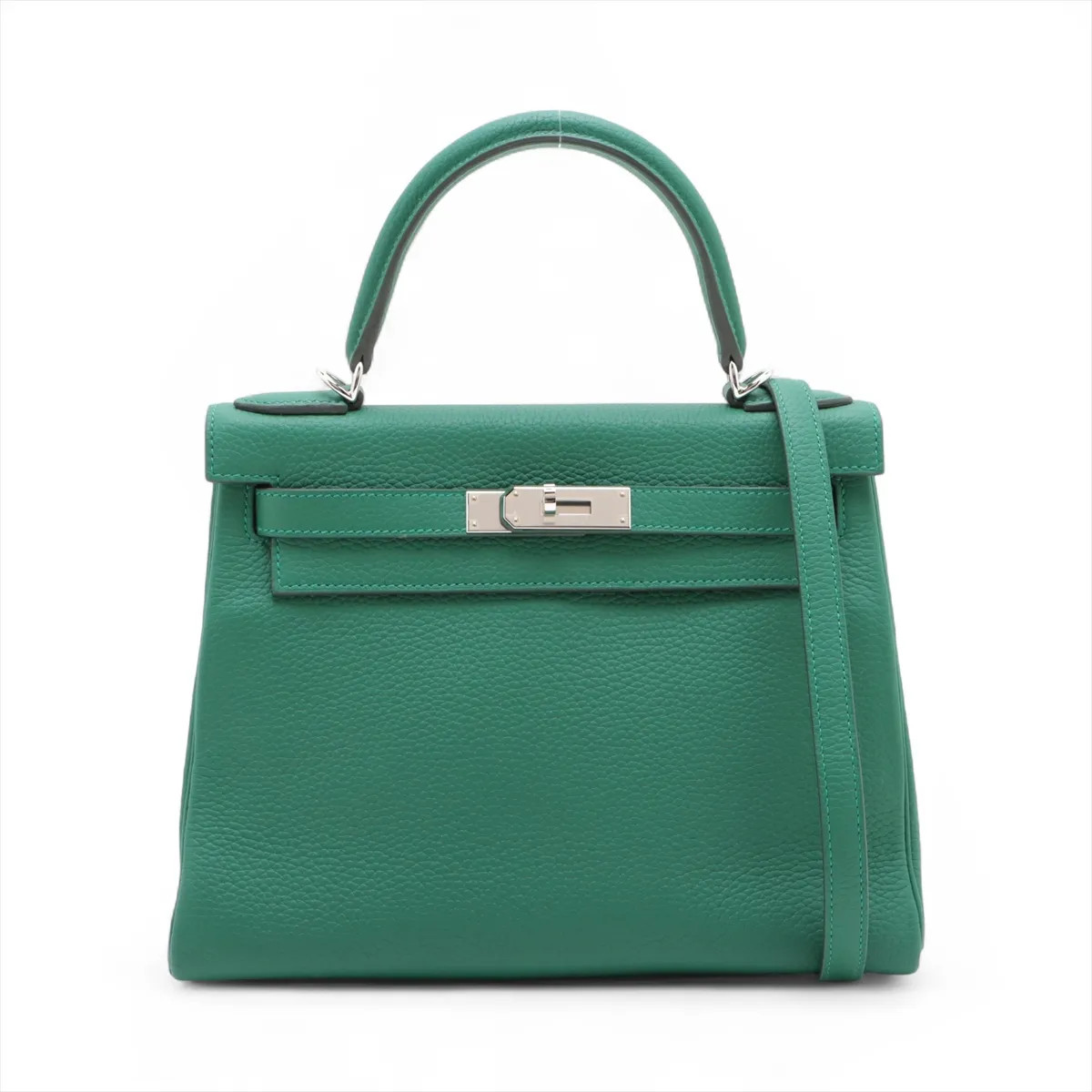 Hermès Kelly 28 Le Tournay Taurillon Clemence Vermoyans Silver Metal Fittings K: