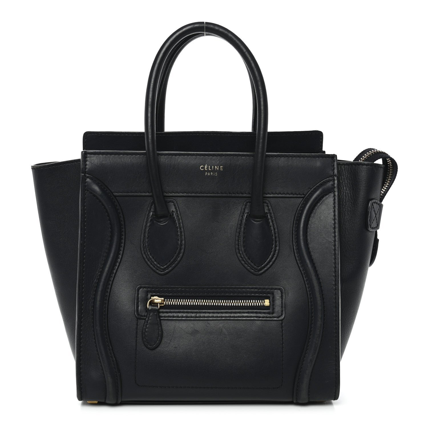 Celine Smooth Calfskin Micro Luggage Navy Blue