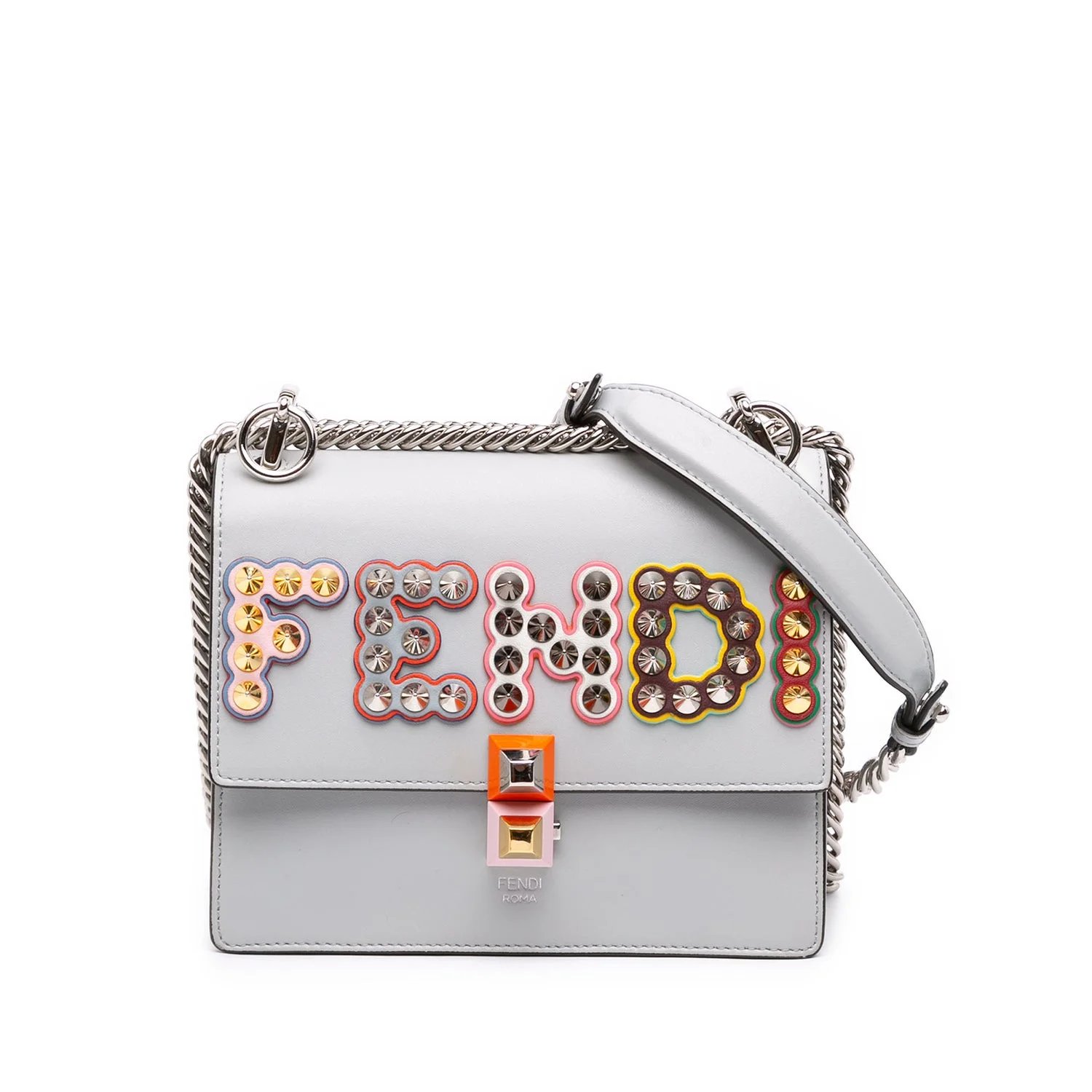 Calf Leather Small Studded Kan I Crossbody