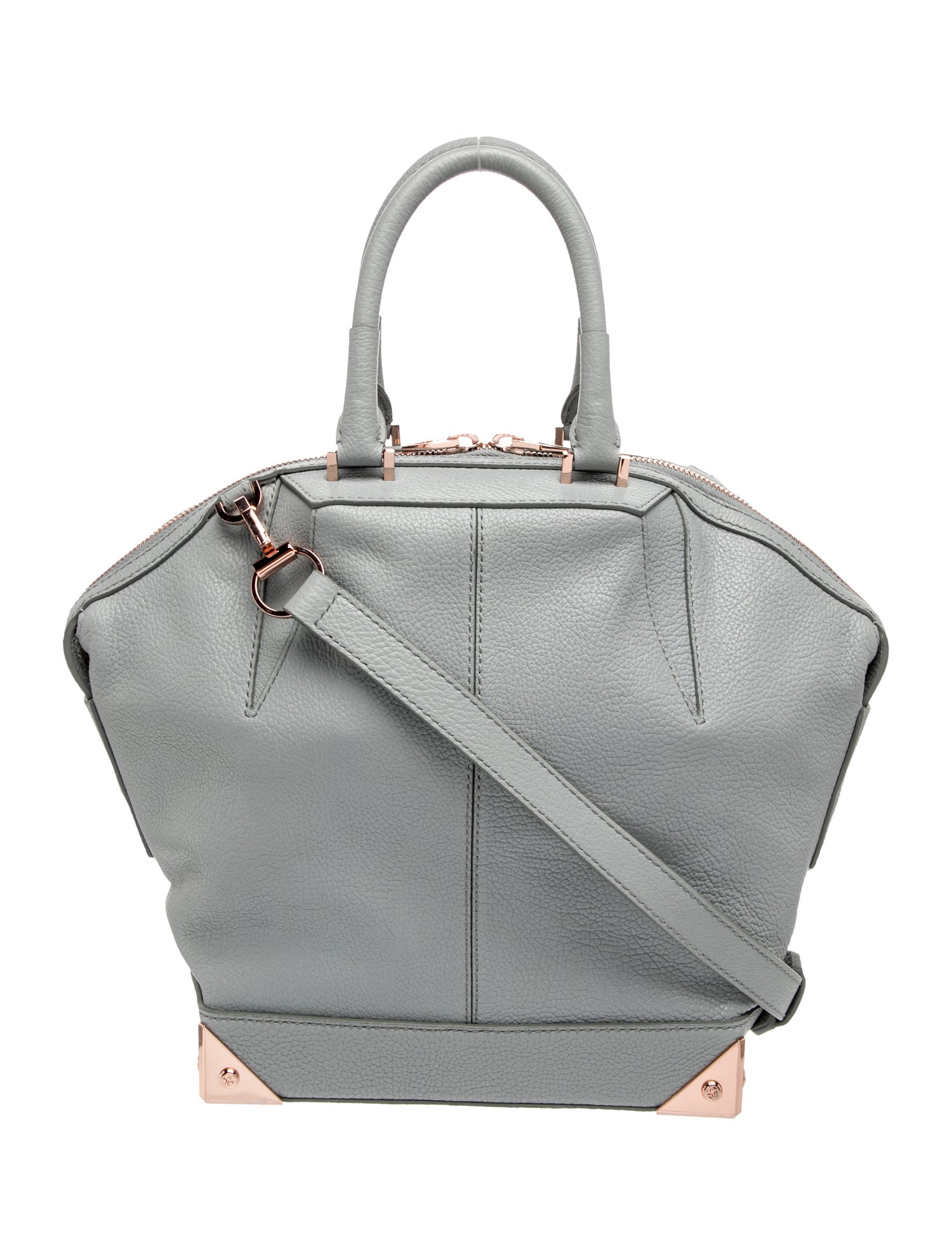 Leather Top Handle Bag