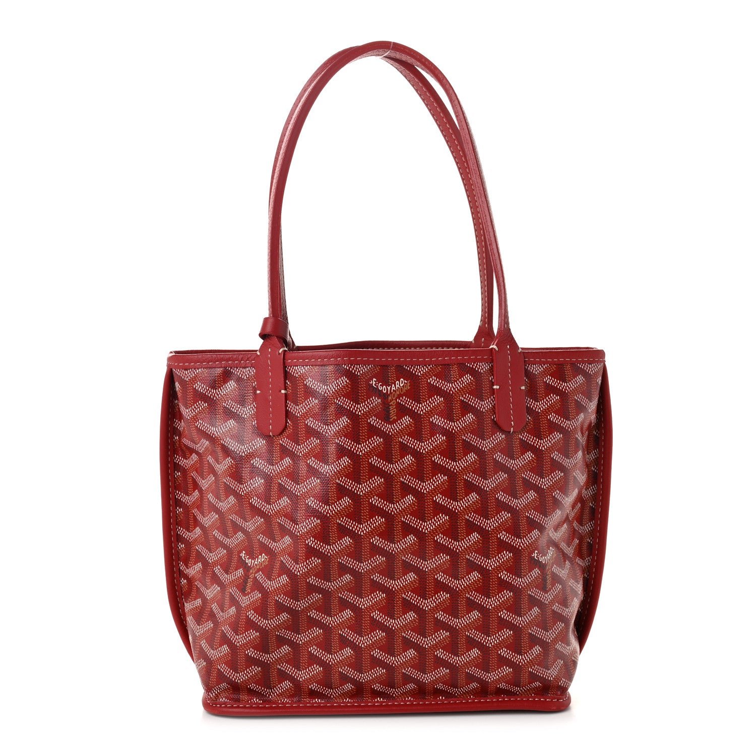 Goyard Goyardine Reversible Mini Anjou Red