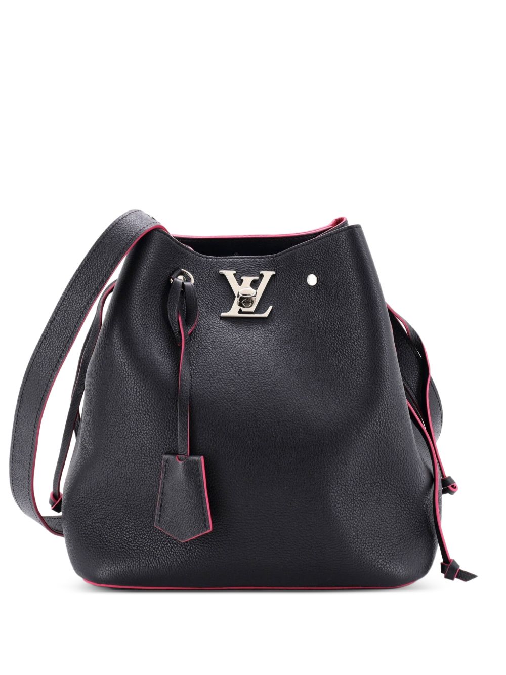 Lockme Leather bucket bag