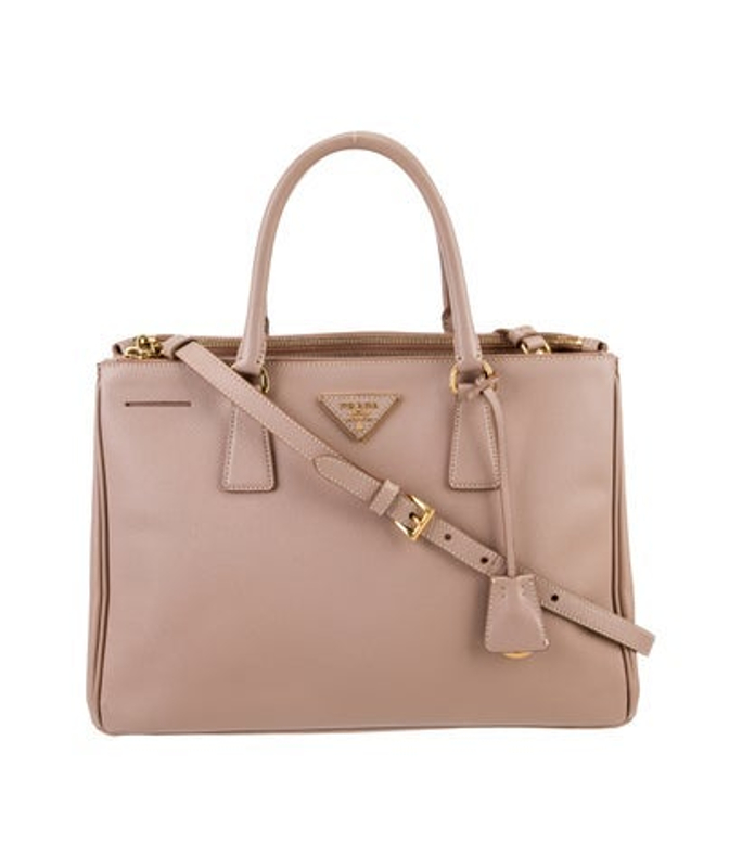 Prada Saffiano Leather Galleria Double Zip Large