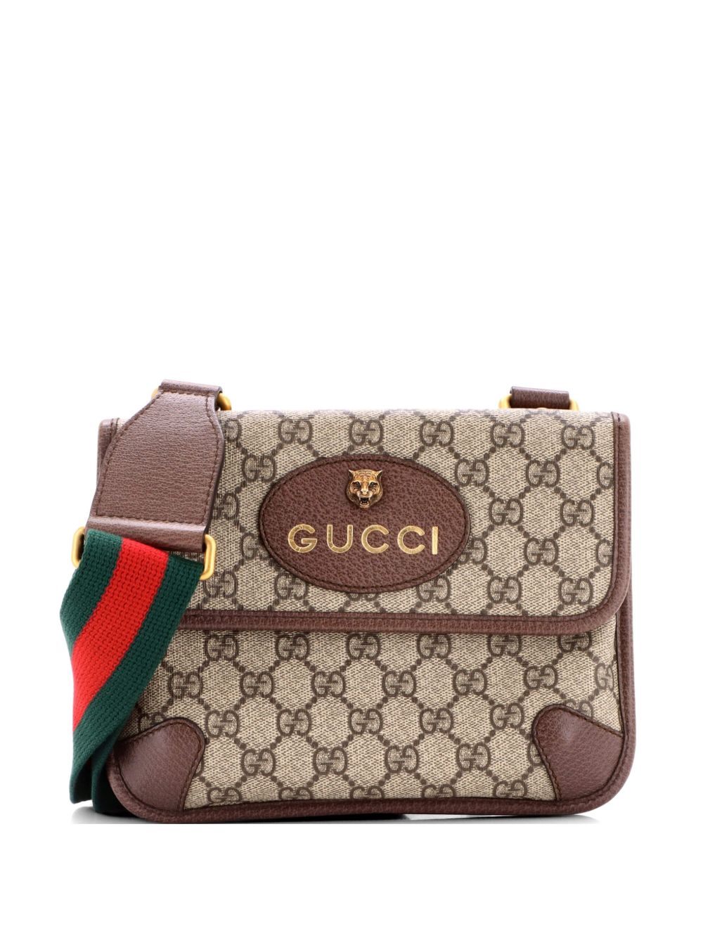 Neo Vintage Flap Messenger GG Coated Canvas Small crossbody bag