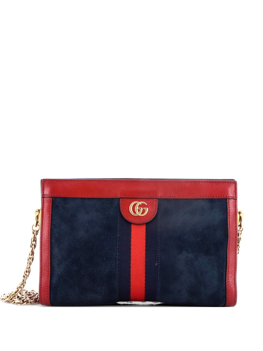 Ophidia Chain Suede Small shoulder bag