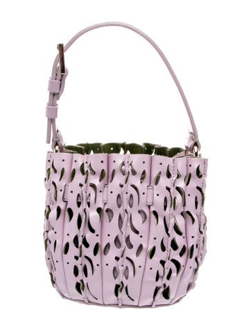 Sara Battaglia Leather Bucket Bag