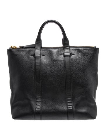 Tom Ford Leather Top Handle Bag