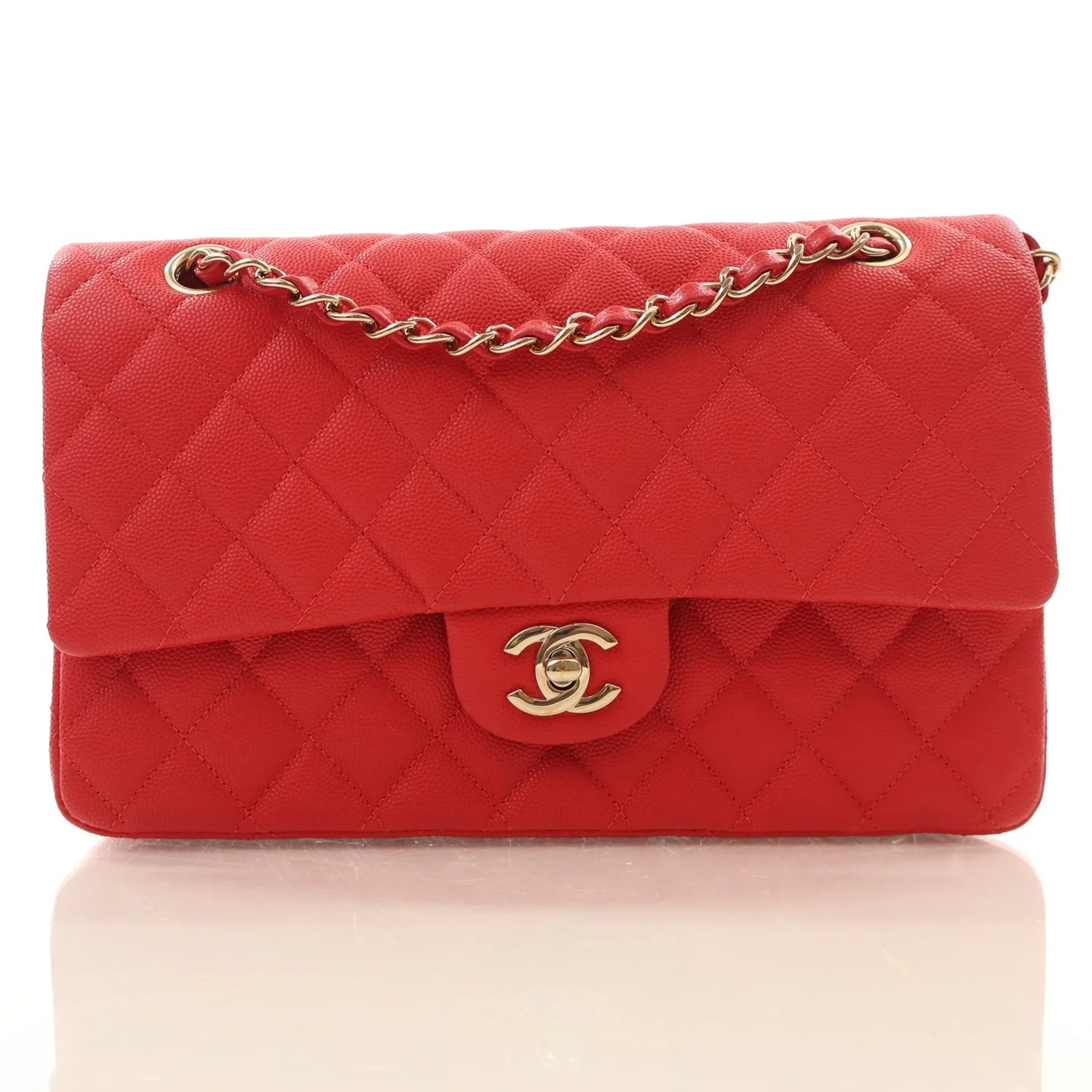 Calfskin Classic Double Flap Medium