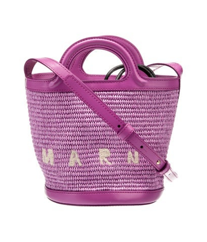 Marni Raffia Top Handle Bag