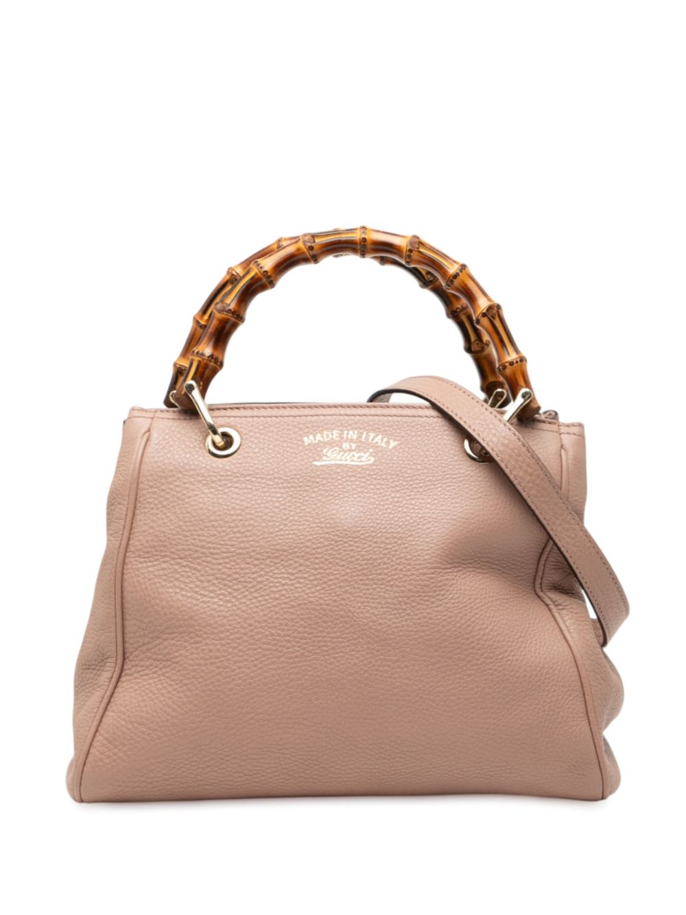 2000-2015 Small Calfskin Bamboo Shopper satchel