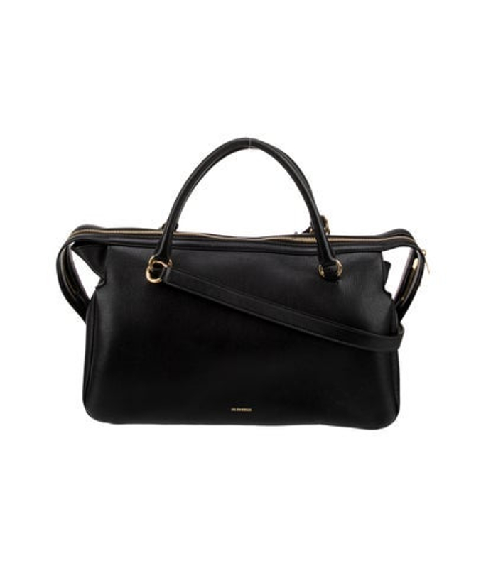 Jil Sander Sander Leather Top Handle Bag