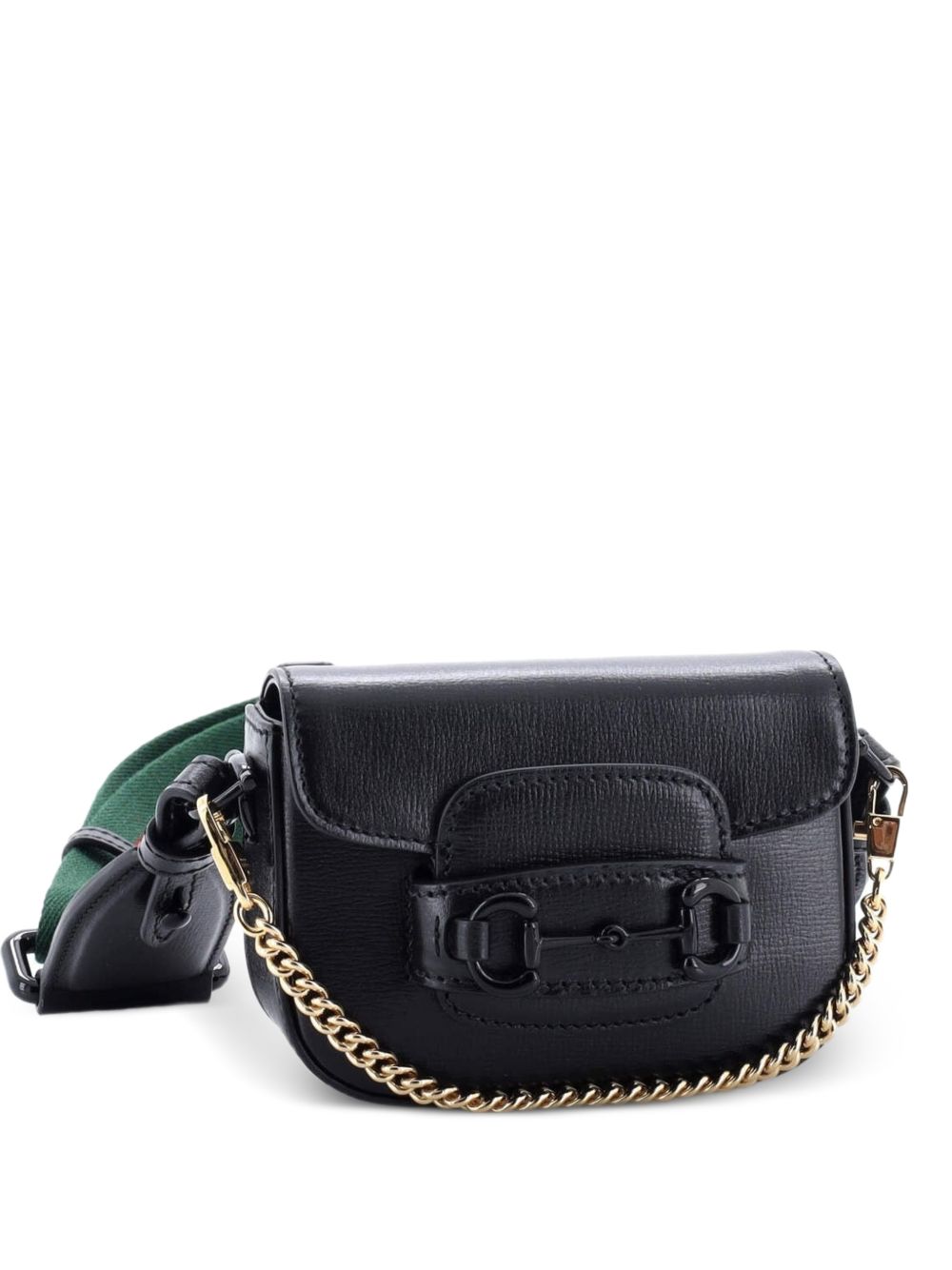 Gucci Horsebit 1955 Flap Wallet with Strap Leather crossbody bag