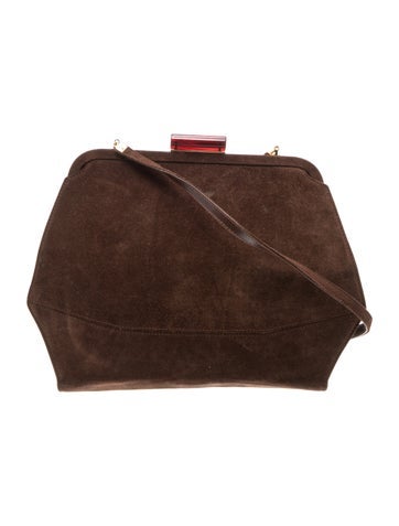 Suede Evening Bag