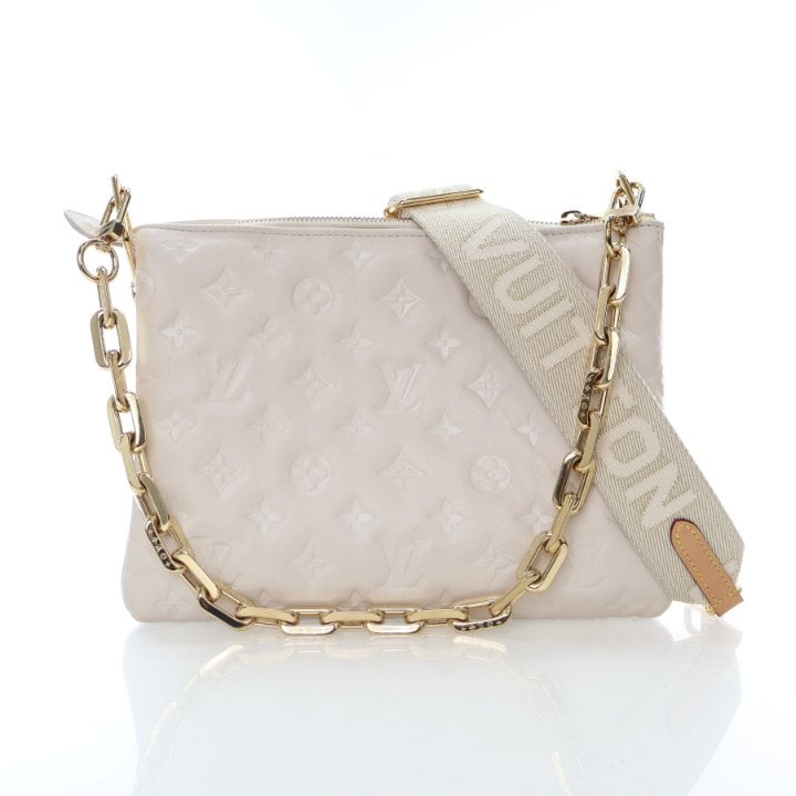 Louis Vuitton Embossed Lambskin Coussin PM