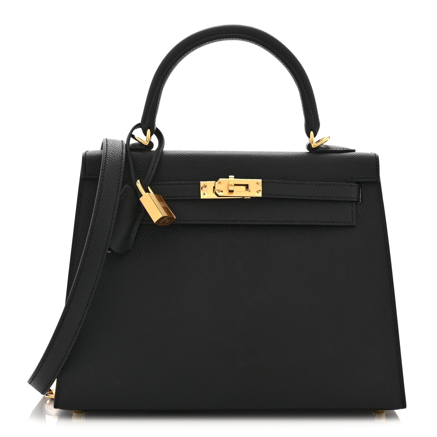 Hermes Epsom Kelly Sellier 25 Black