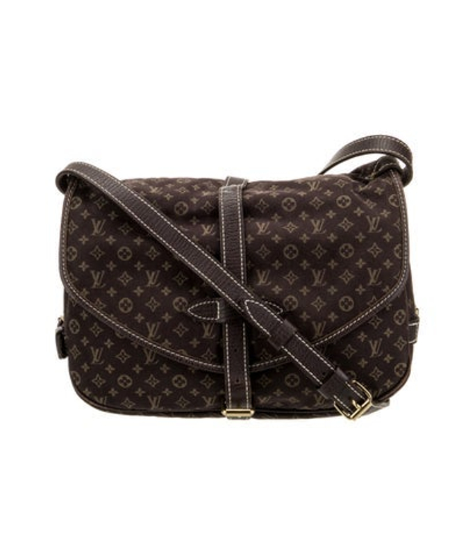 Louis Vuitton Vuitton Monogram Mini Lin Saumur 30
