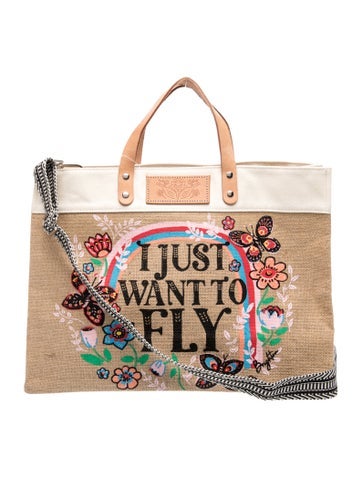 Jute Top Handle Bag w/ Tags