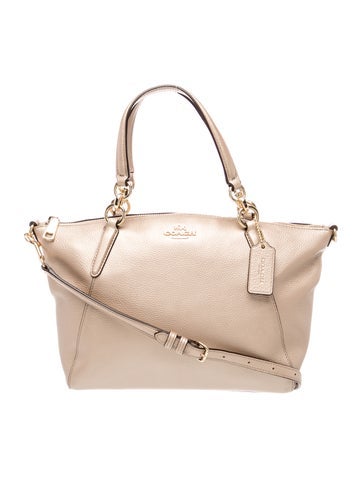 Coach Leather Top Handle Bag