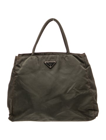 Tessuto Nylon Top Handle Bag