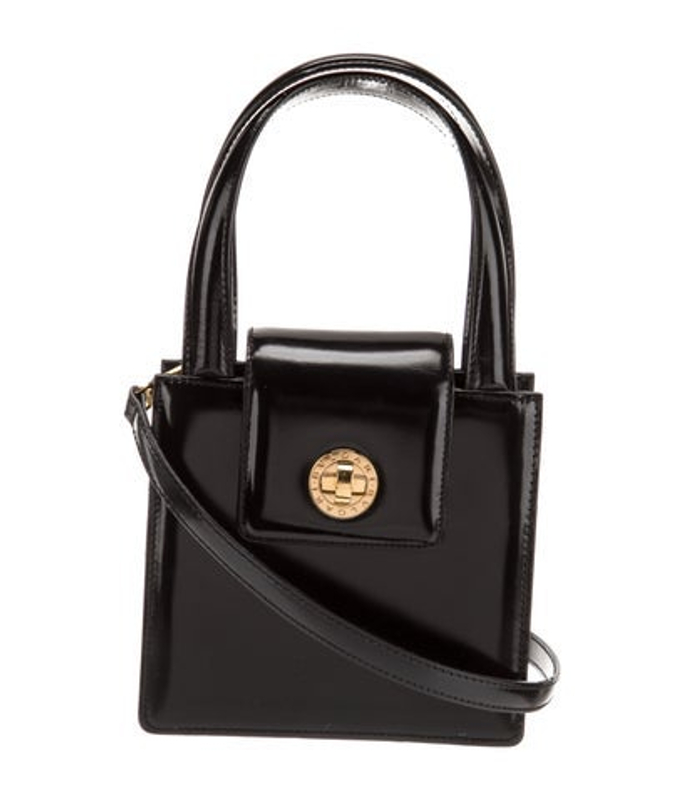 Bvlgari Leather Shoulder Bag Vintage