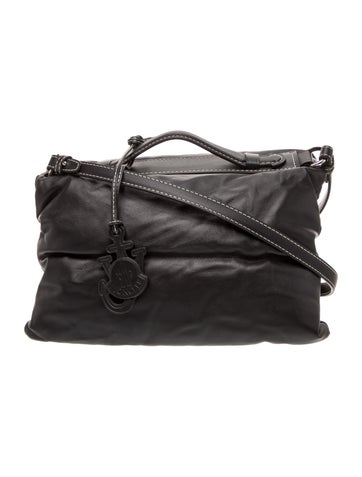 Moncler Leather Shoulder Bag w/ Tags