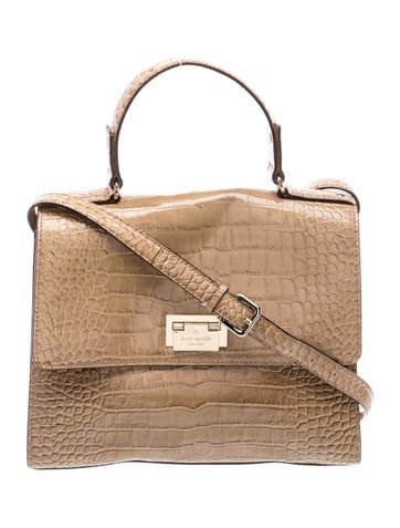 Patent Leather Top Handle Bag