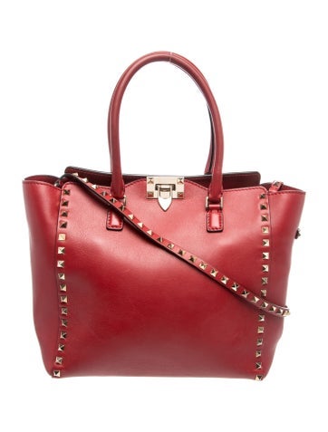 Rockstud Top Handle Bag