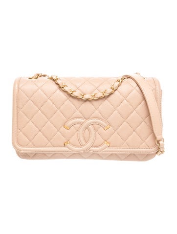 Medium Filigree Flap Bag