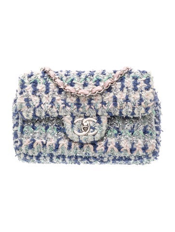Classic Tweed Rectangular Mini Flap Bag