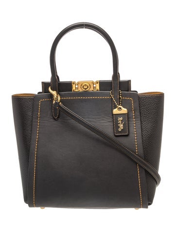 Leather Top Handle Bag