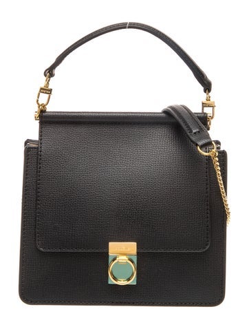 Polene Leather Top Handle Bag