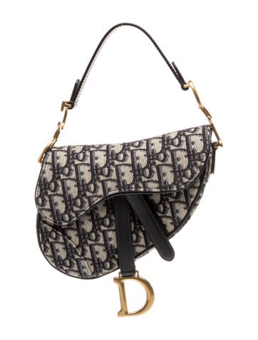 Oblique Jacquard Saddle Mini
