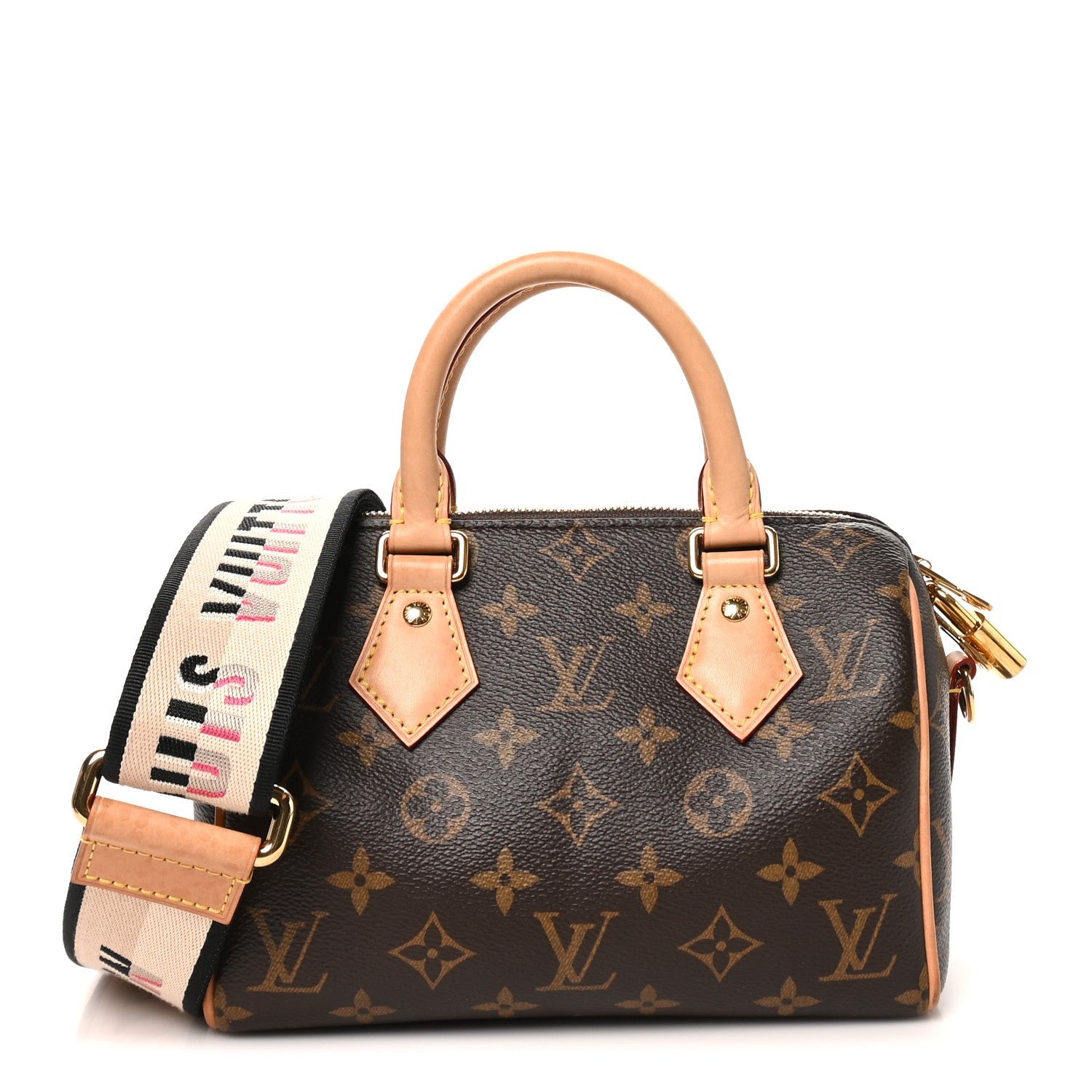 Louis Vuitton Louis Vuitton Monogram Speedy Bandouliere 20 Black